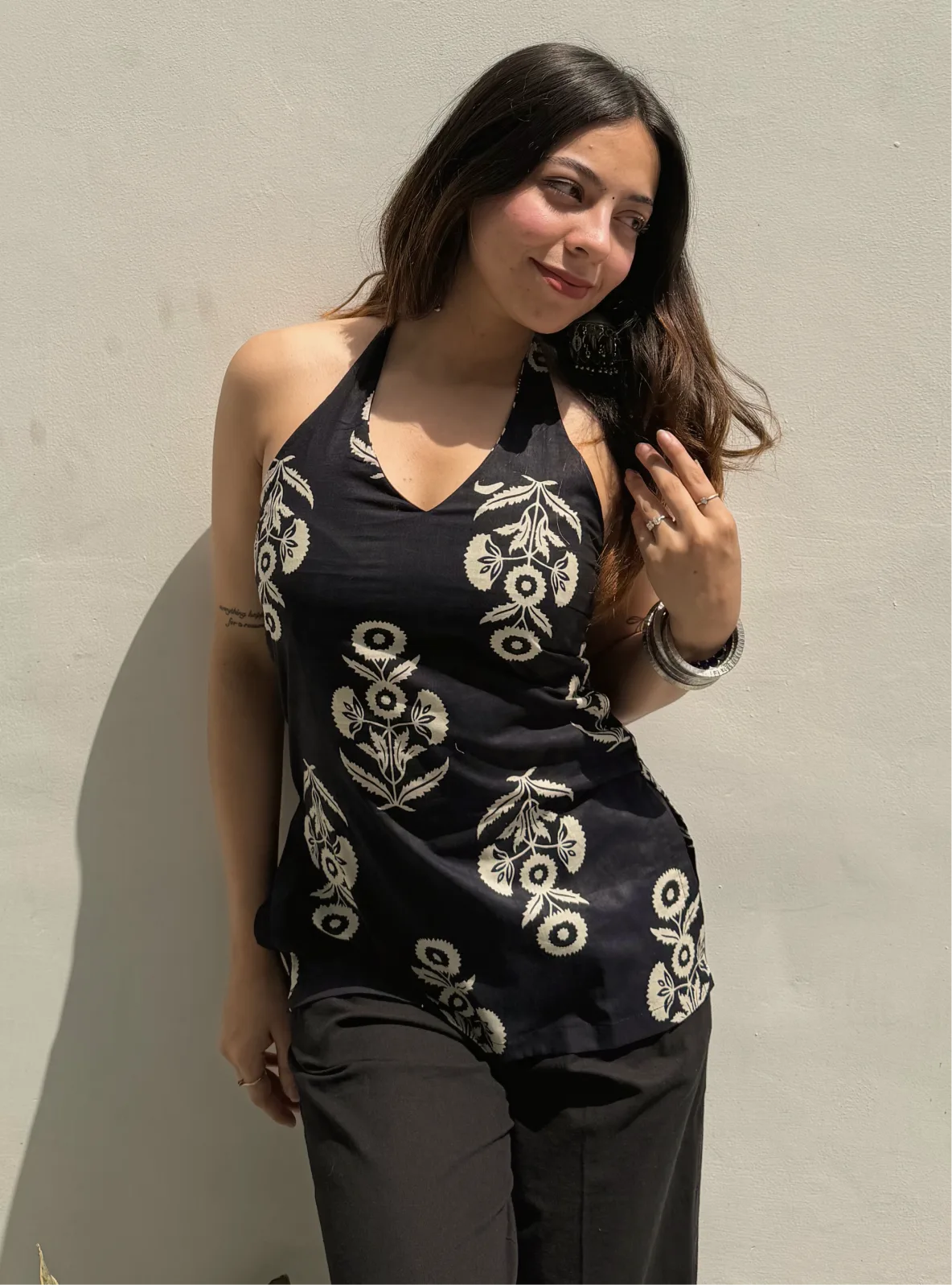 Kaashvi Halter Neck Kurti