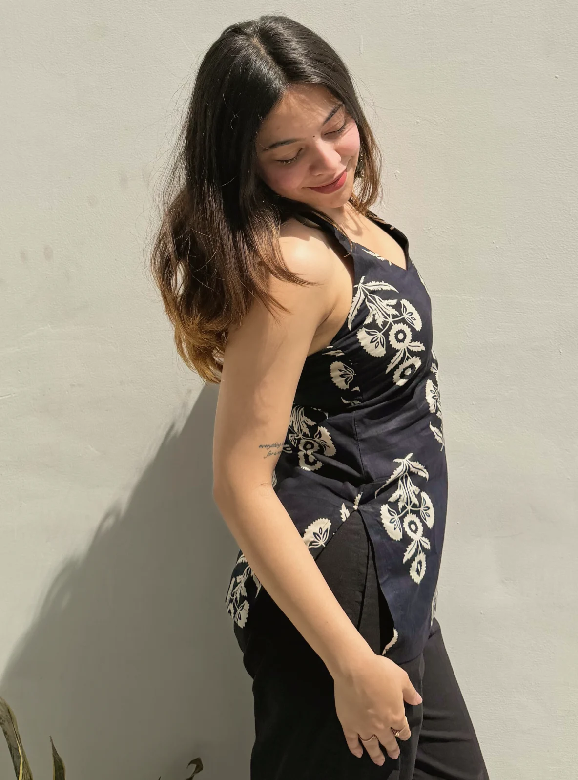 Kaashvi Halter Neck Kurti