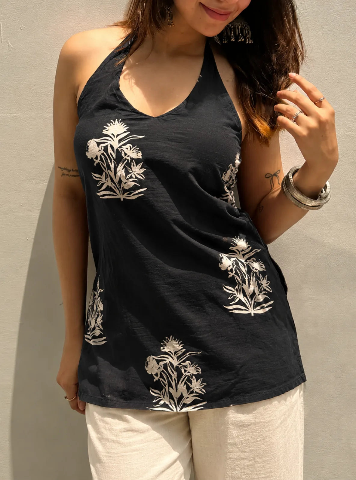 Ira Halter Neck Kurti