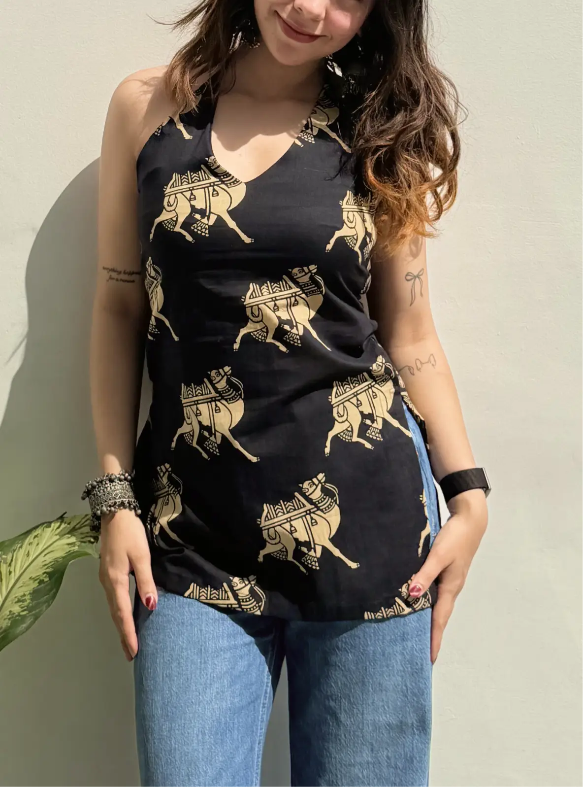 Sofiya Halter Neck Kurti