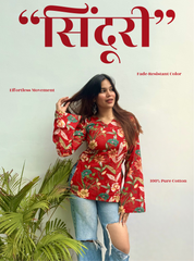 Sindoori Bell Sleeves Kurti by Evara