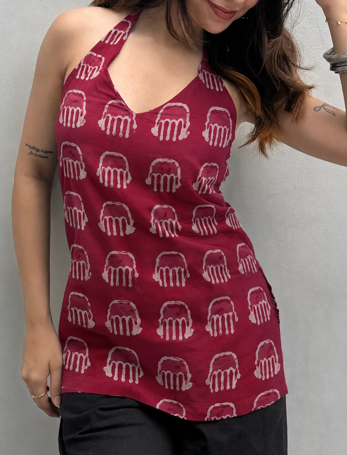 Swara Halter Neck Kurti