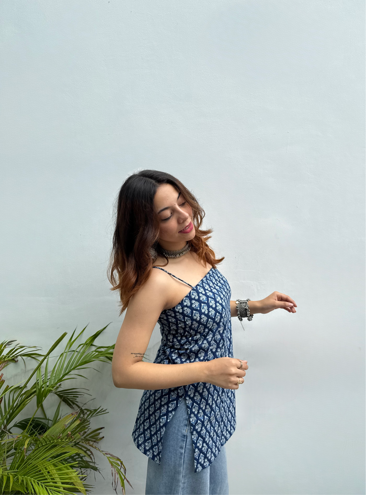 Juhu Jalpari Short Kurti by Evara