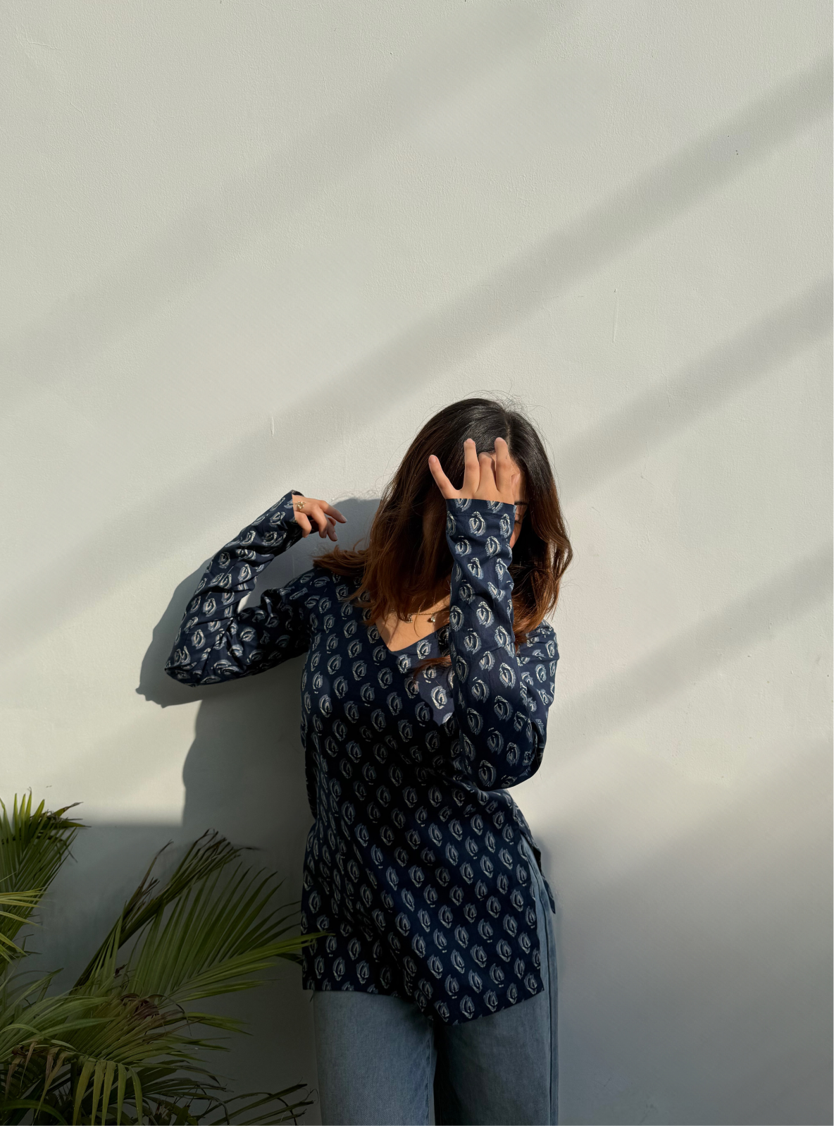 Neel Nawaabi Straight Sleeves Kurti by Evara