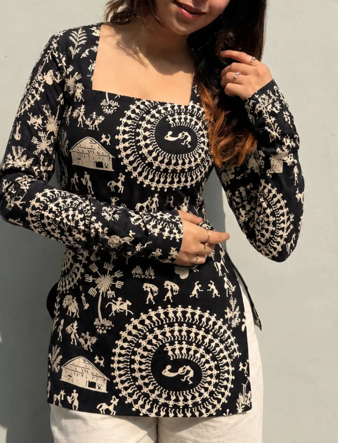Devyani Square Neck Kurti