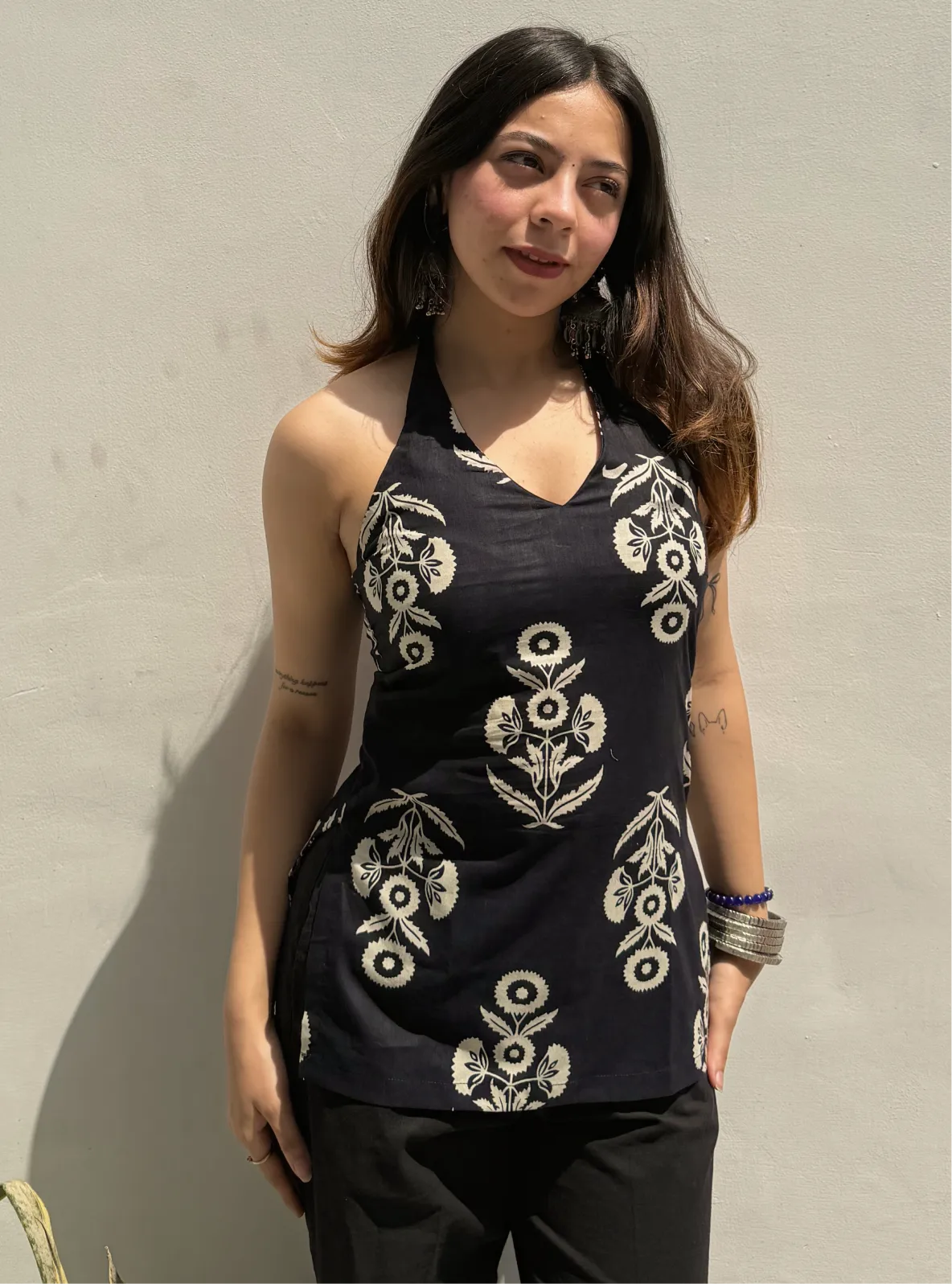 Kaashvi Halter Neck Kurti