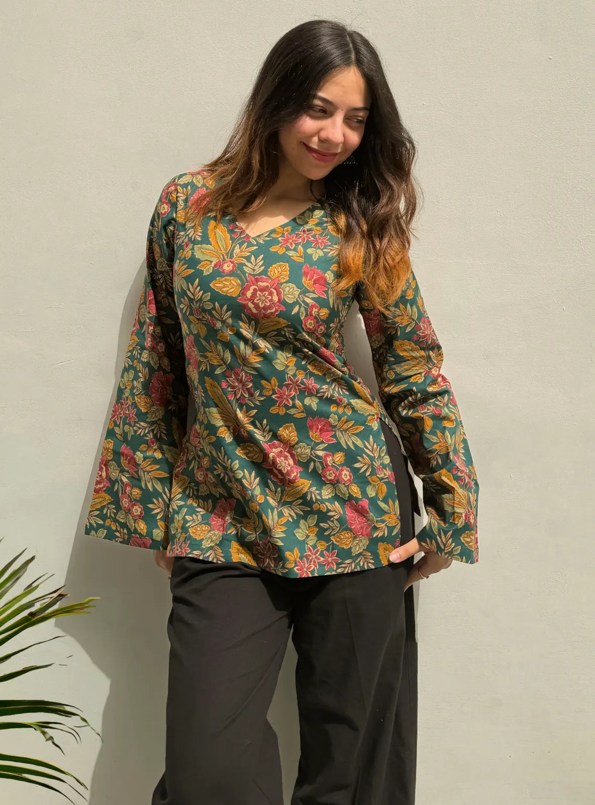Varnika Bell Sleeves Kurti