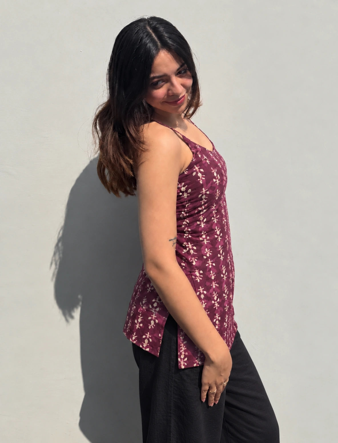Nazar Short Sleeveless Kurti