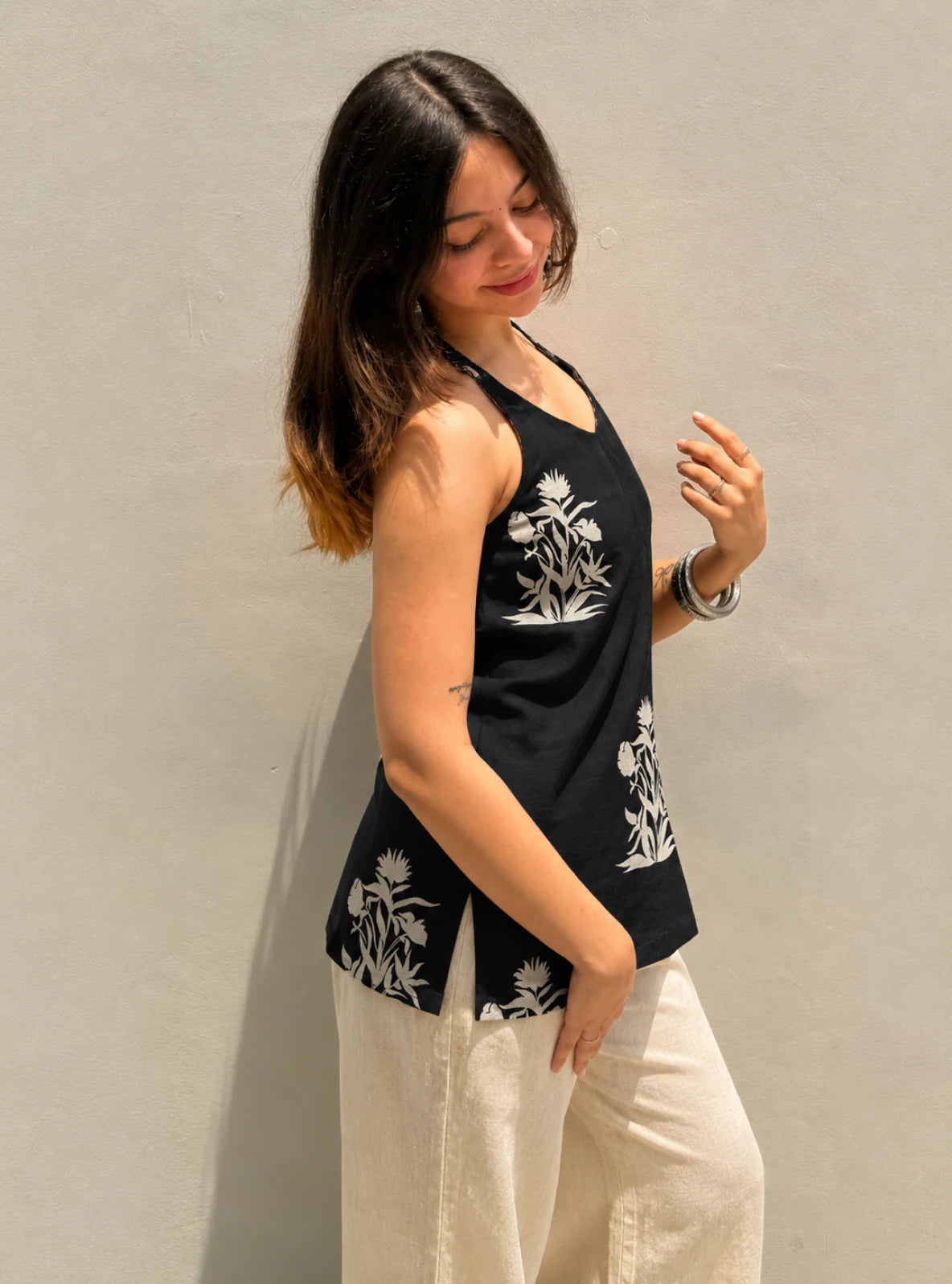 Ira Halter Neck Kurti