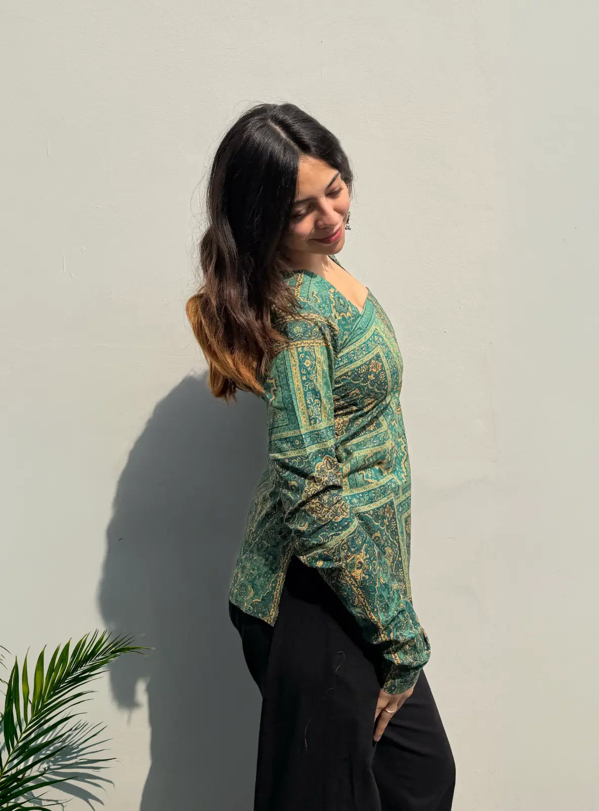 Firoza Square Neck Kurti