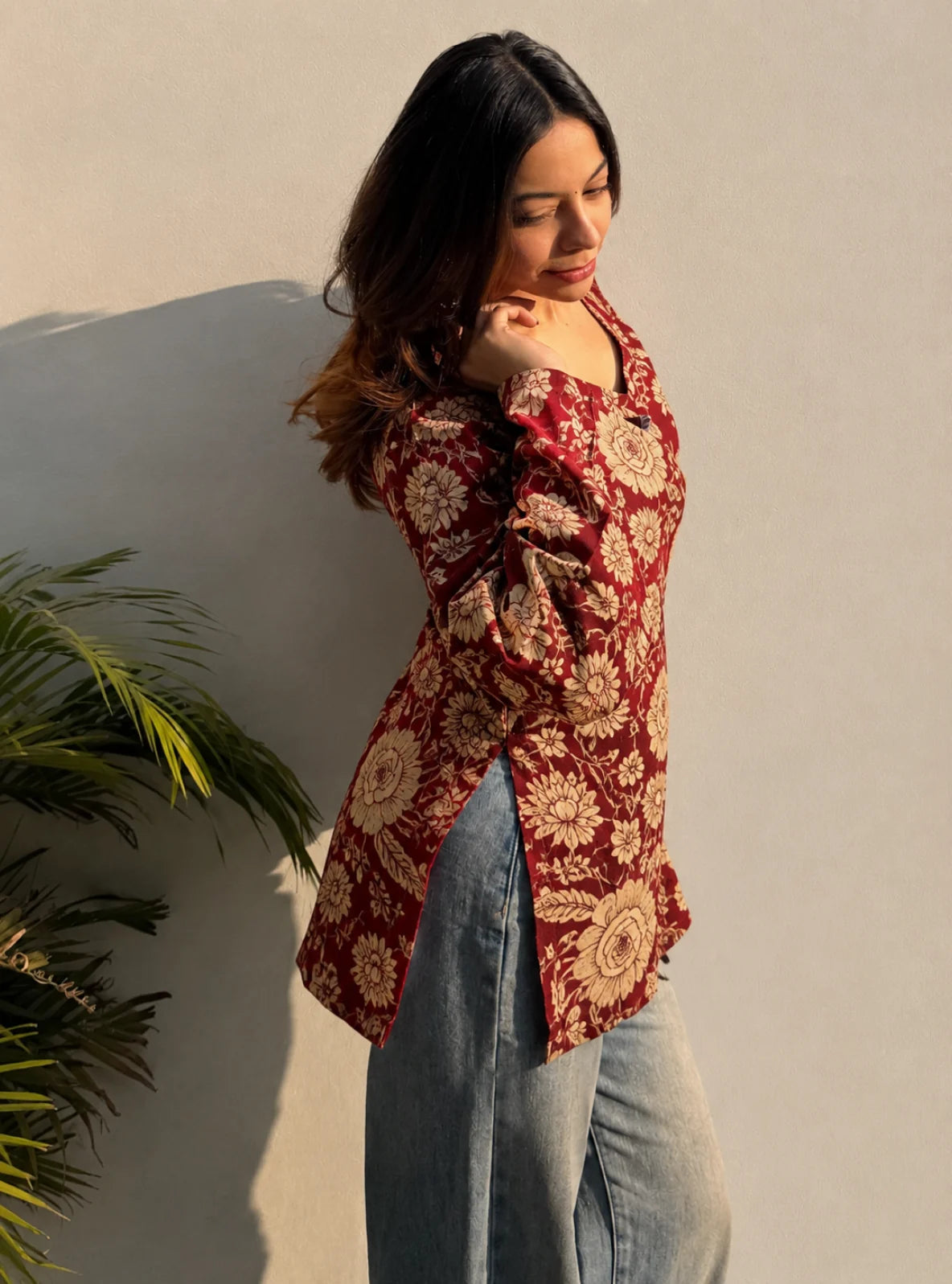 Marham Bell Sleeves Kurti