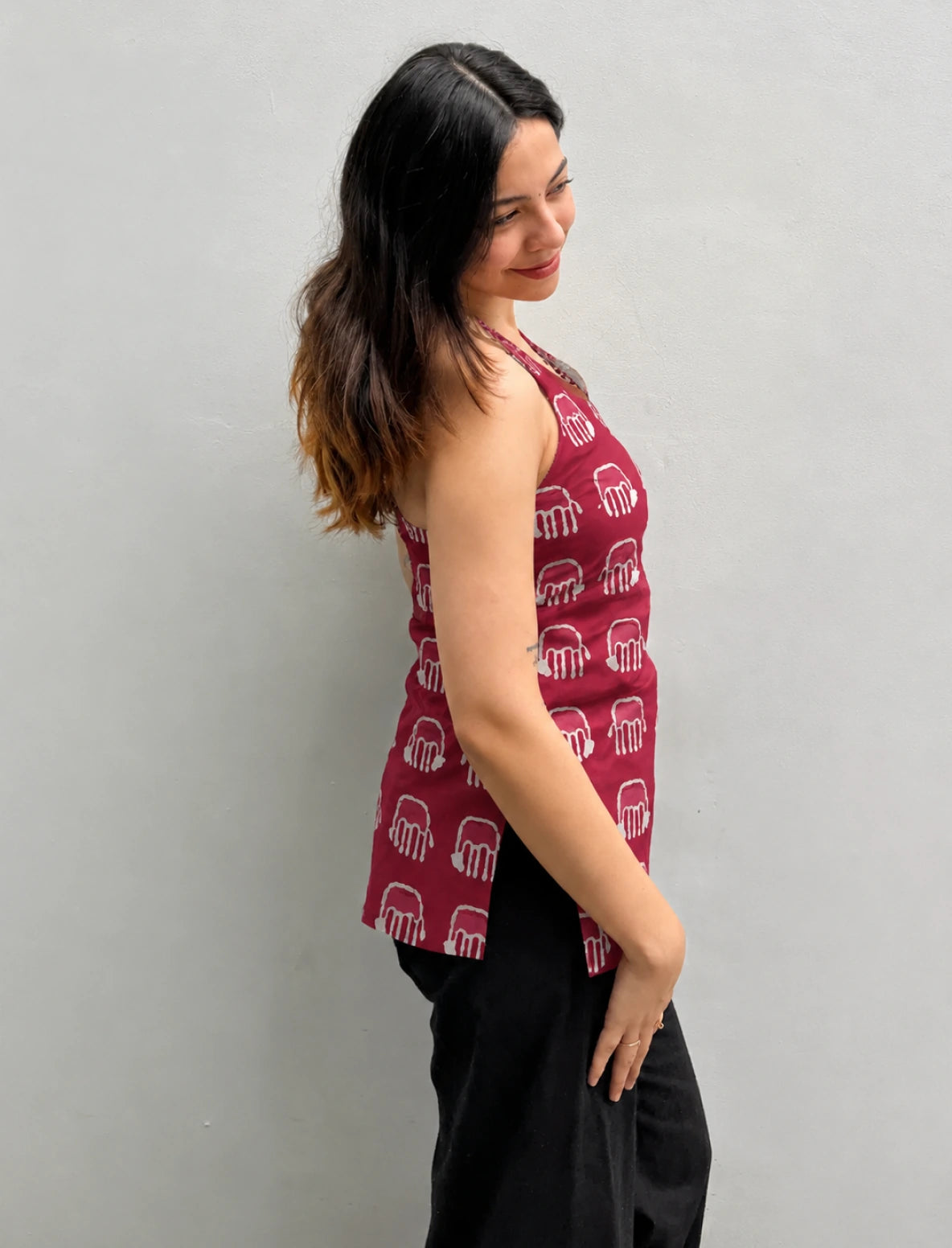 Swara Halter Neck Kurti