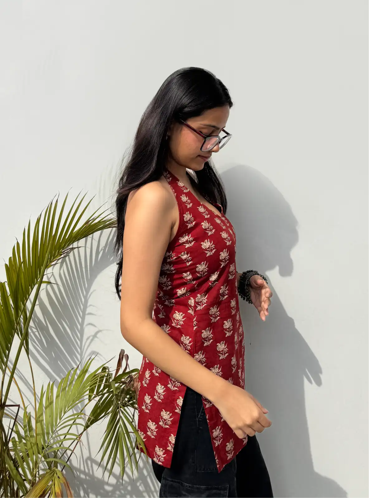Birha Halter Neck Kurti