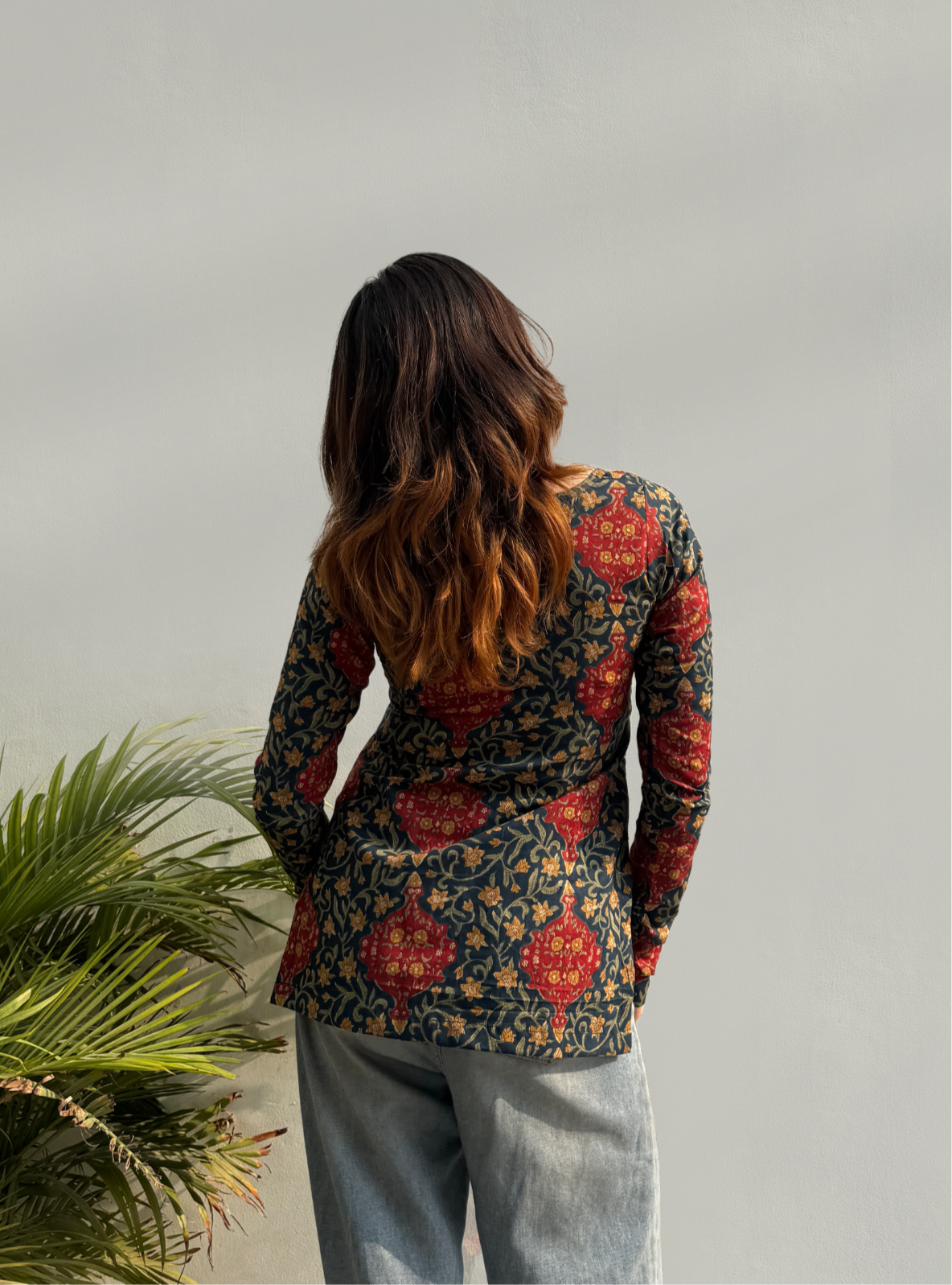 Gulrahi Straight Sleeves Kurti by Evara