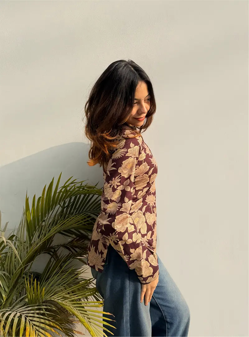 Meraki Bell Sleeves Kurti