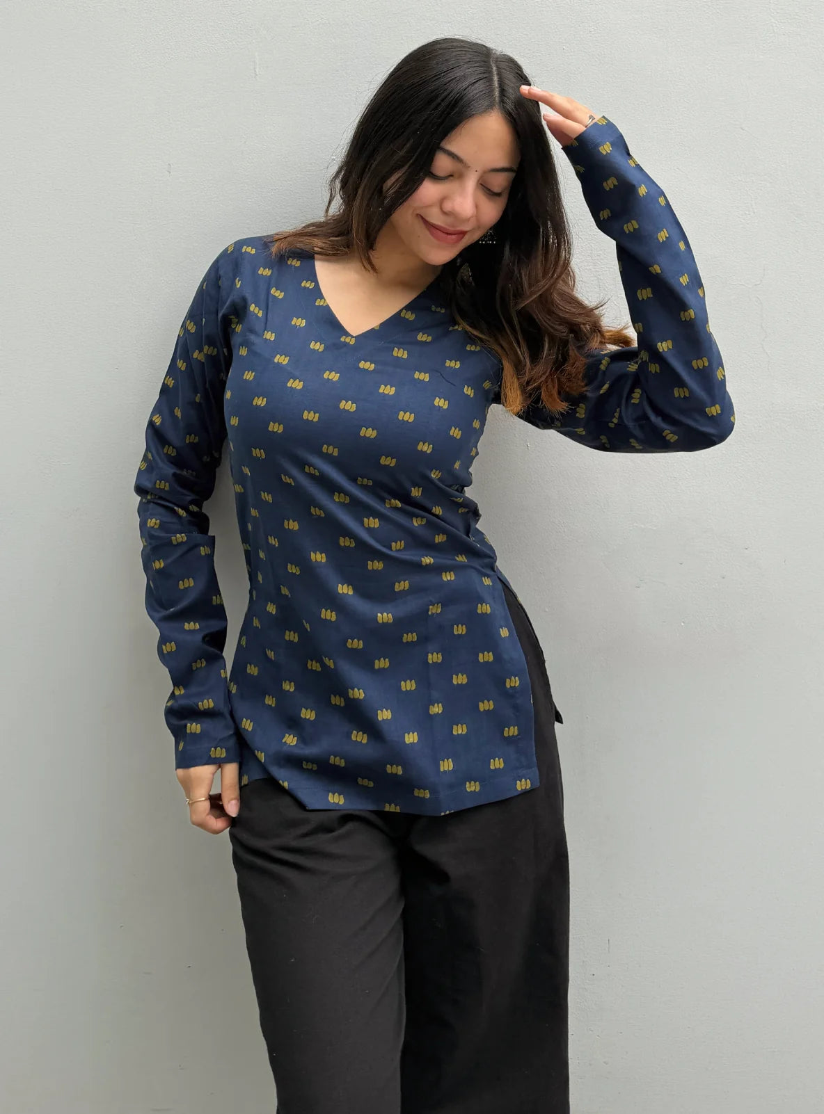 Nadira Straight Sleeves Kurti
