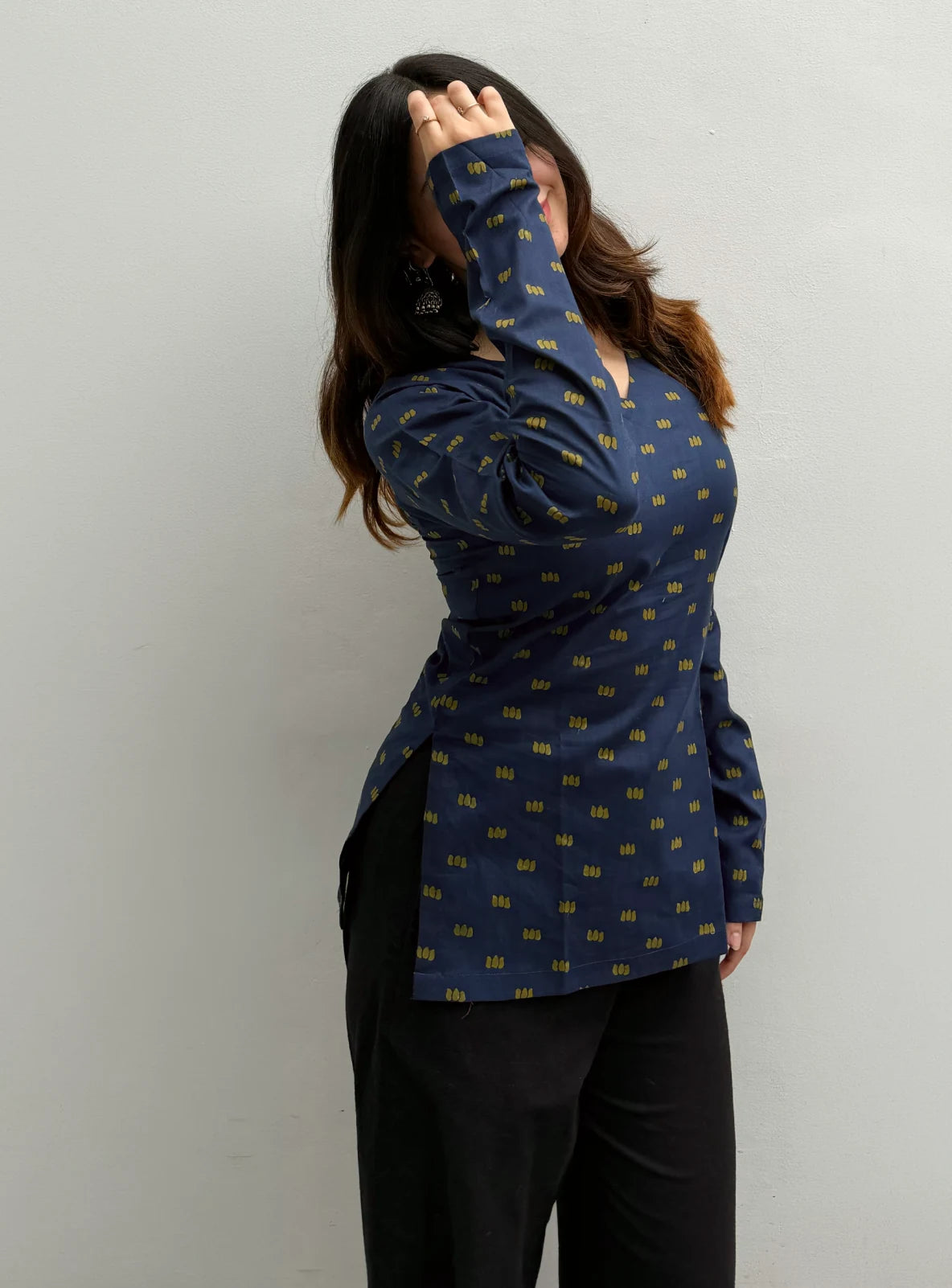 Nadira Straight Sleeves Kurti