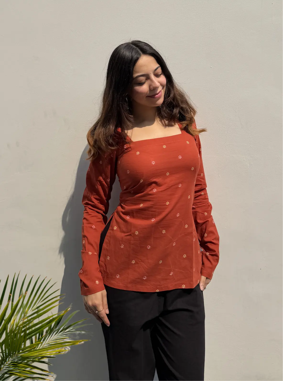 Prajakta Corset Back Full Sleeves Kurti