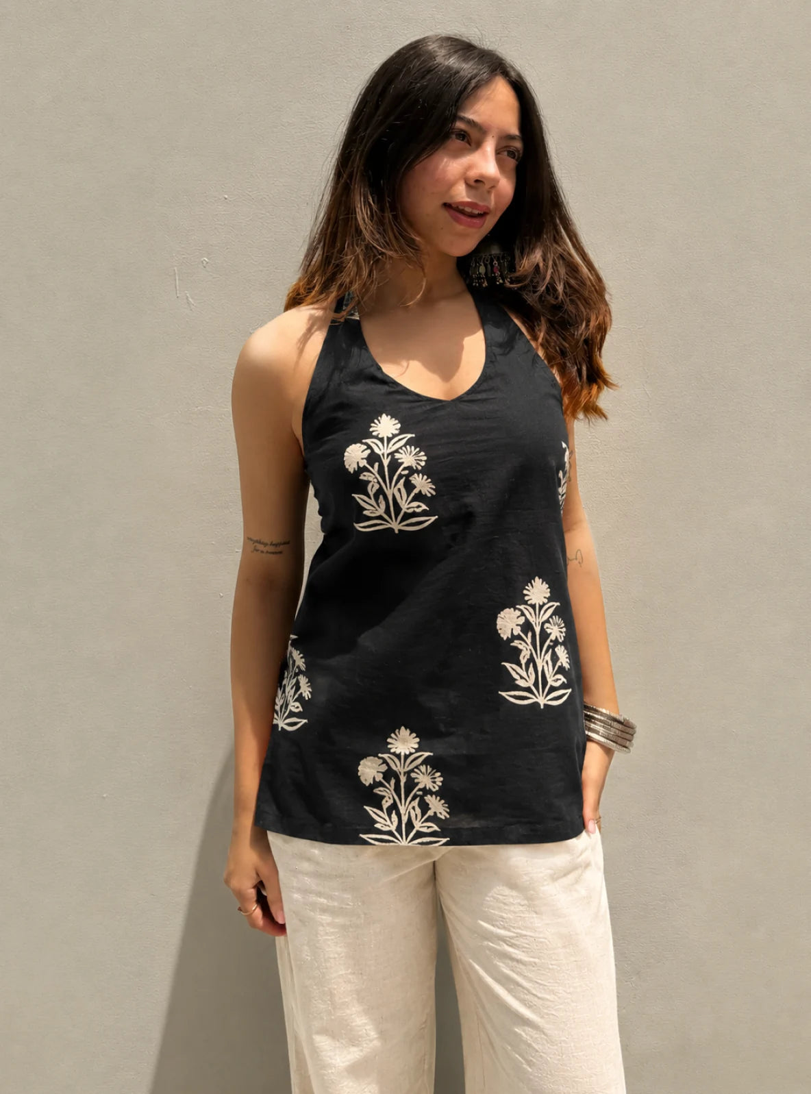 Ira Halter Neck Kurti