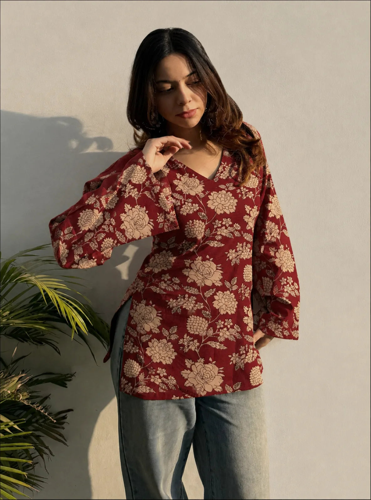 Marham Bell Sleeves Kurti
