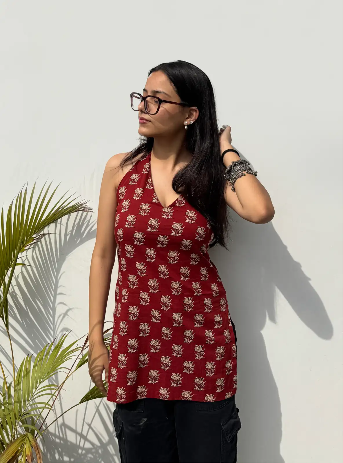 Birha Halter Neck Kurti
