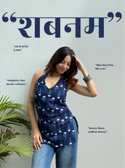 Shabnam Halter Neck Kurti by Evara