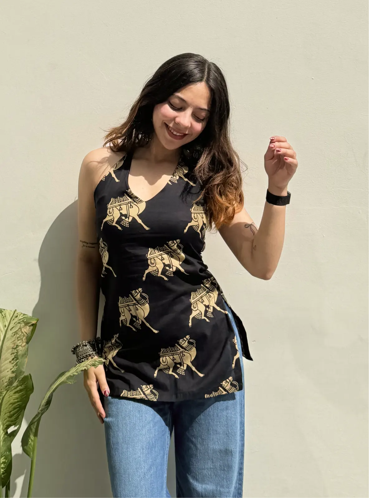 Sofiya Halter Neck Kurti