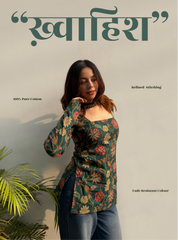 Khwahish Square Neck Kurti by Evara