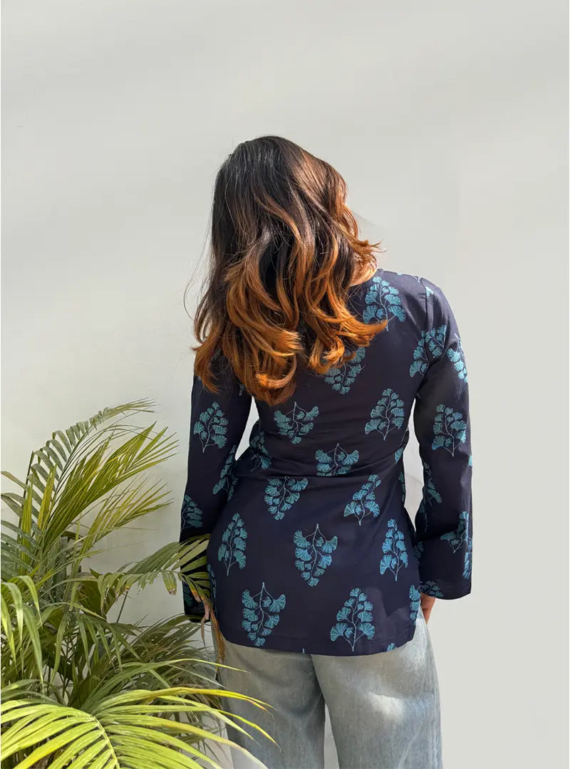 Mirza Bell Sleeves Kurti by Evara