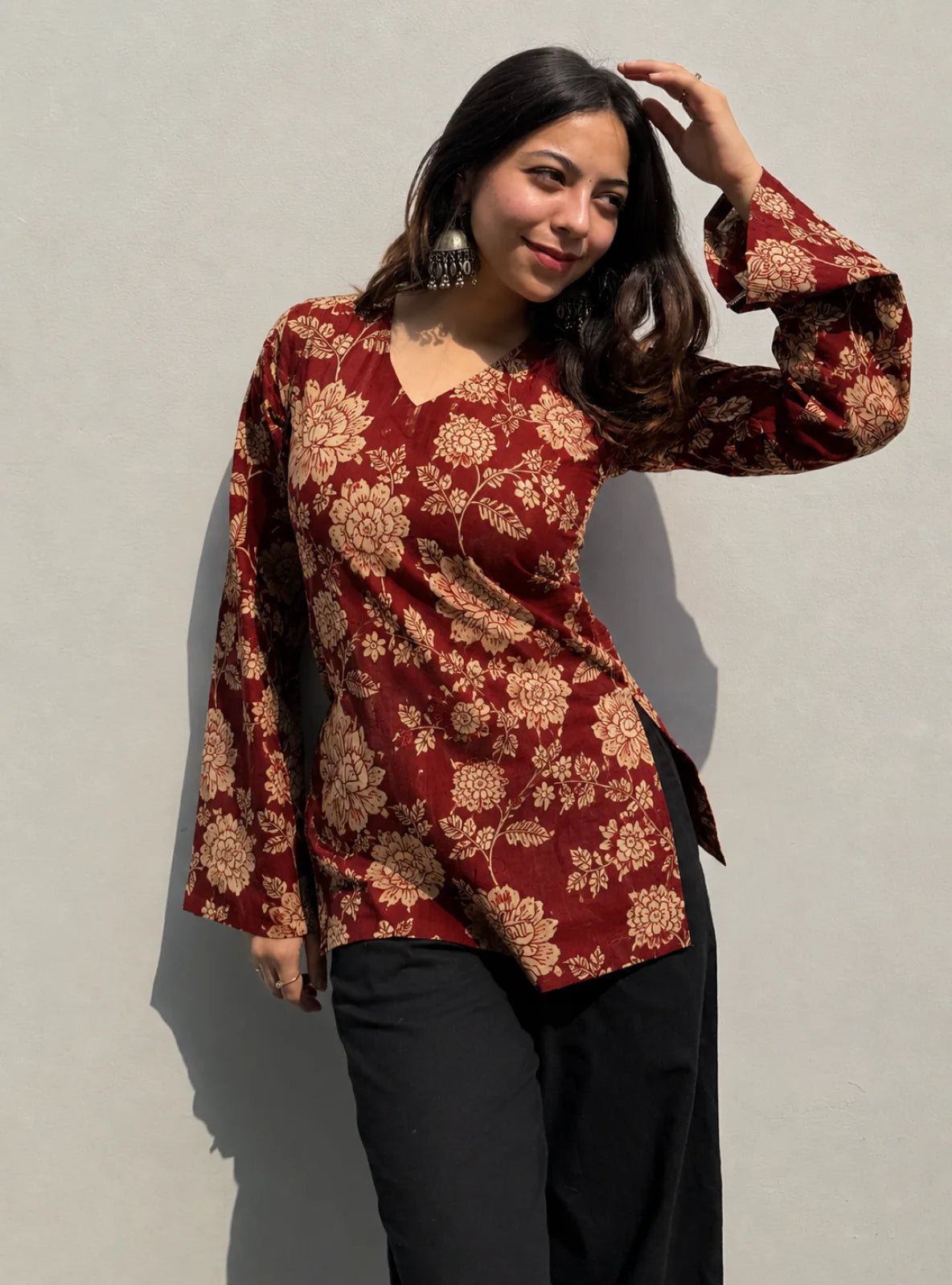 Marham Bell Sleeves Kurti