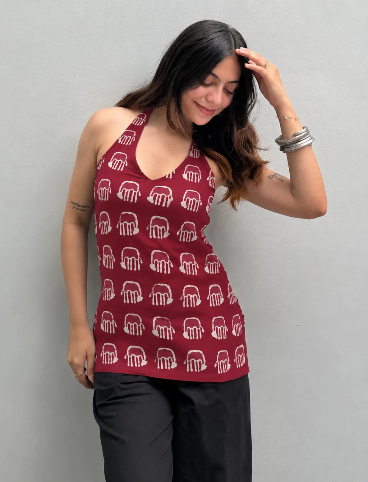 Swara Halter Neck Kurti
