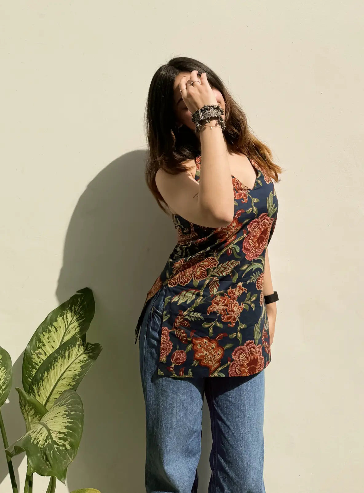 Avya Halter Neck Kurti