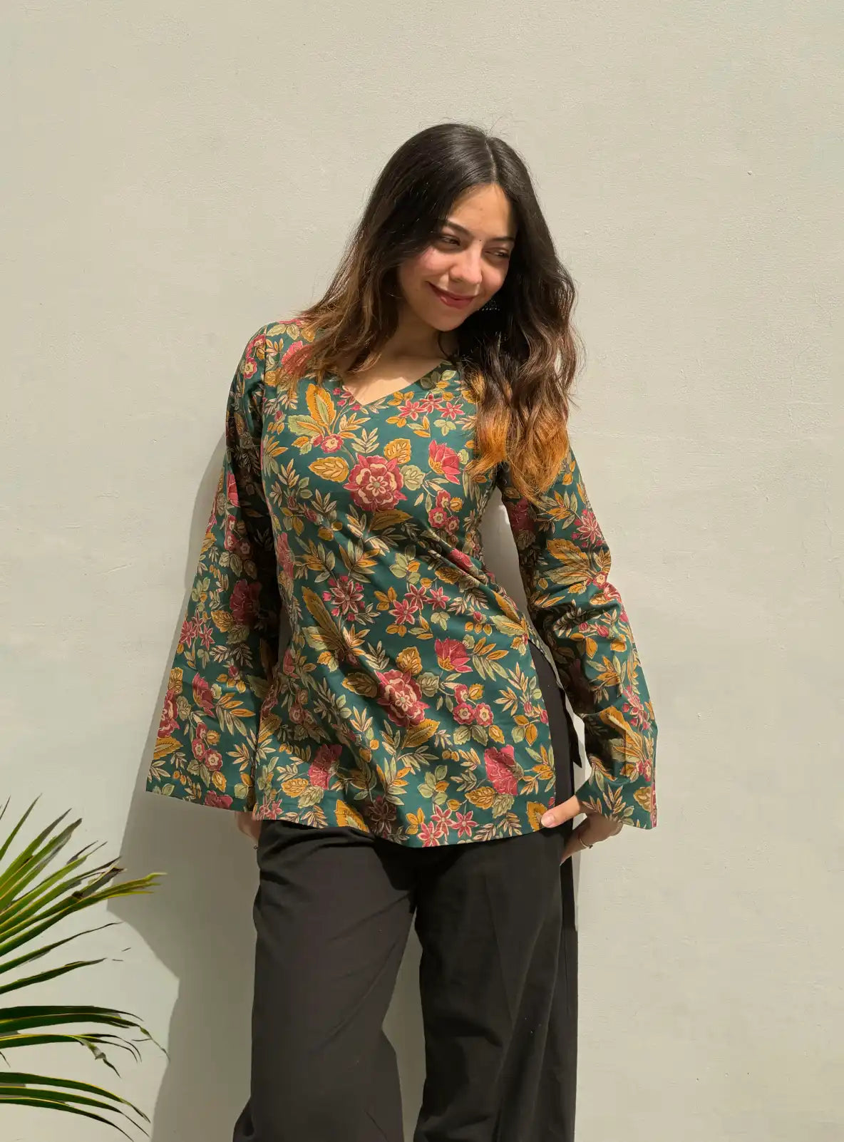 Varnika Bell Sleeves Kurti