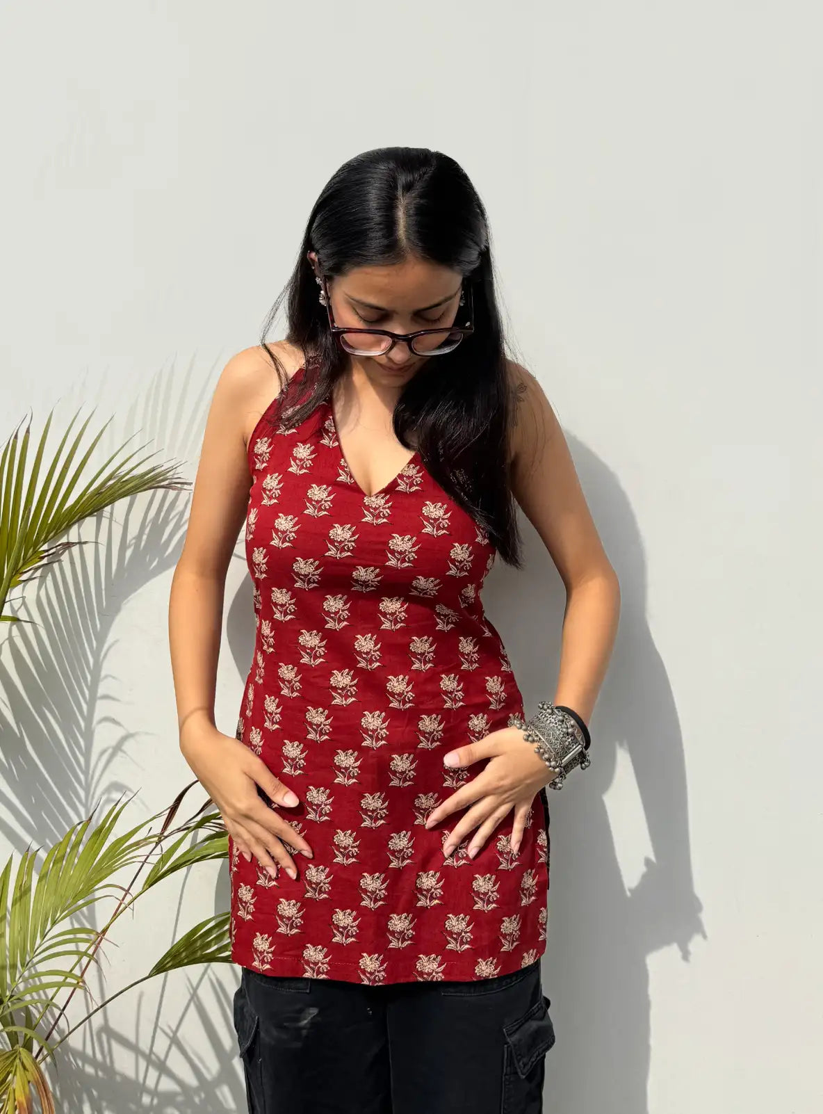 Birha Halter Neck Kurti