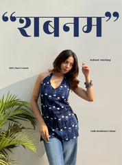 Shabnam Halter Neck Kurti by Evara