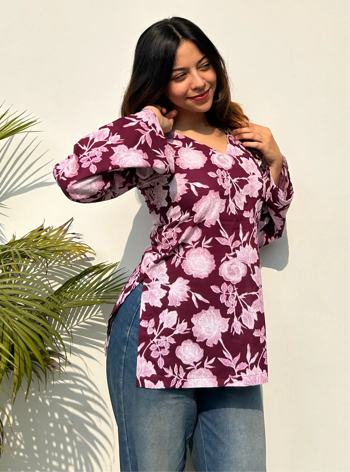 Roohdaari Bell Sleeves Kurti