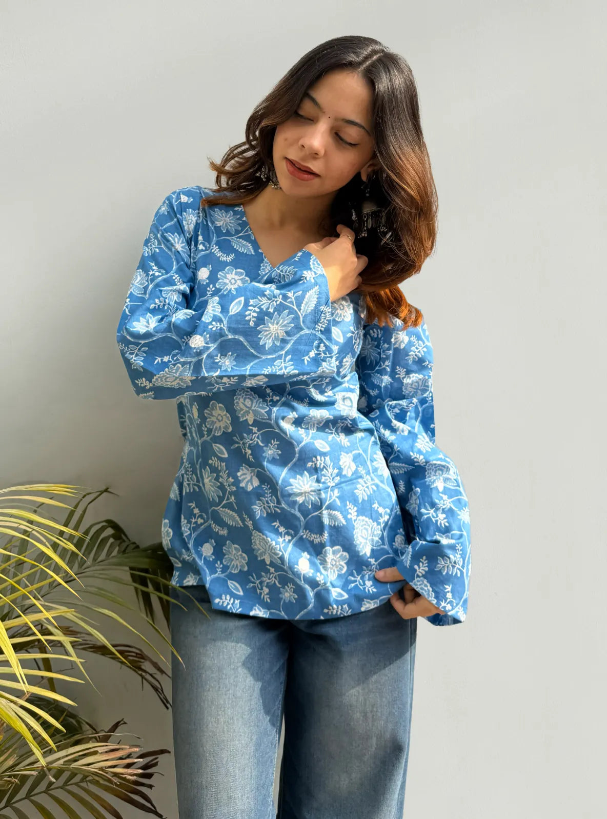 Nayra Bell Sleeves Kurti