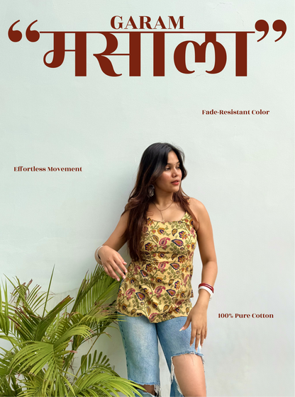 Garam Masala Short Kurti by Evara