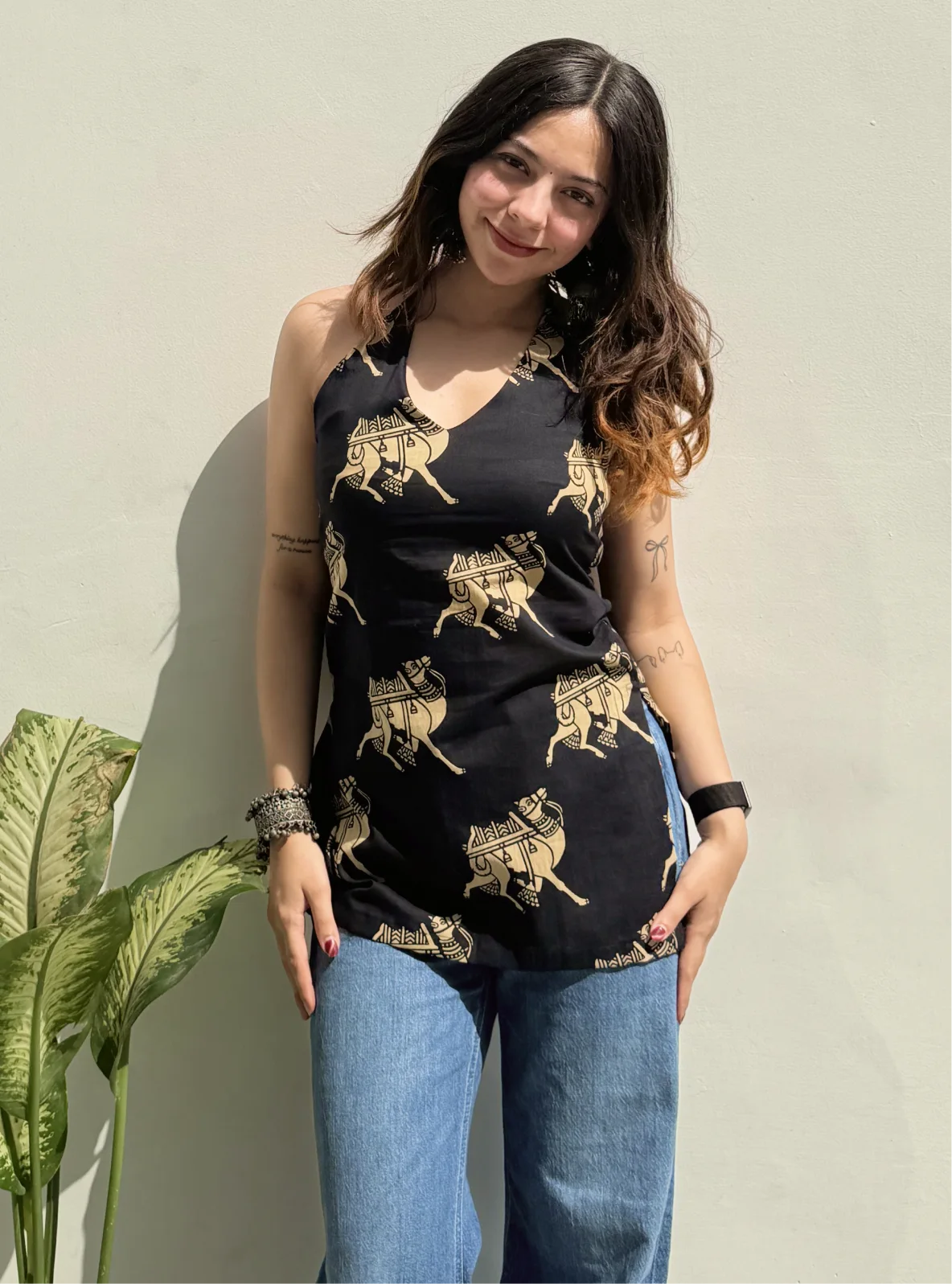 Sofiya Halter Neck Kurti