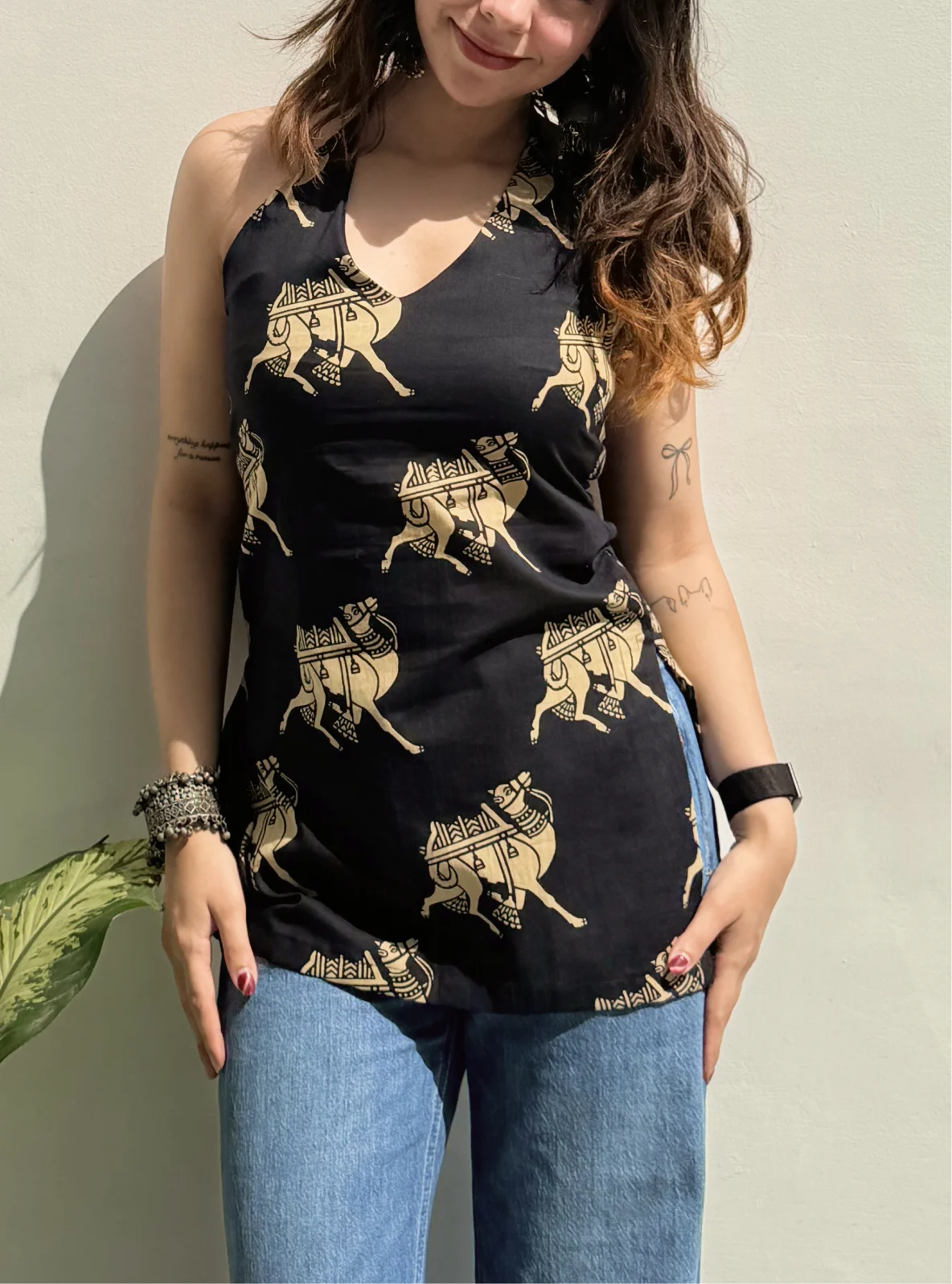 Sofiya Halter Neck Kurti