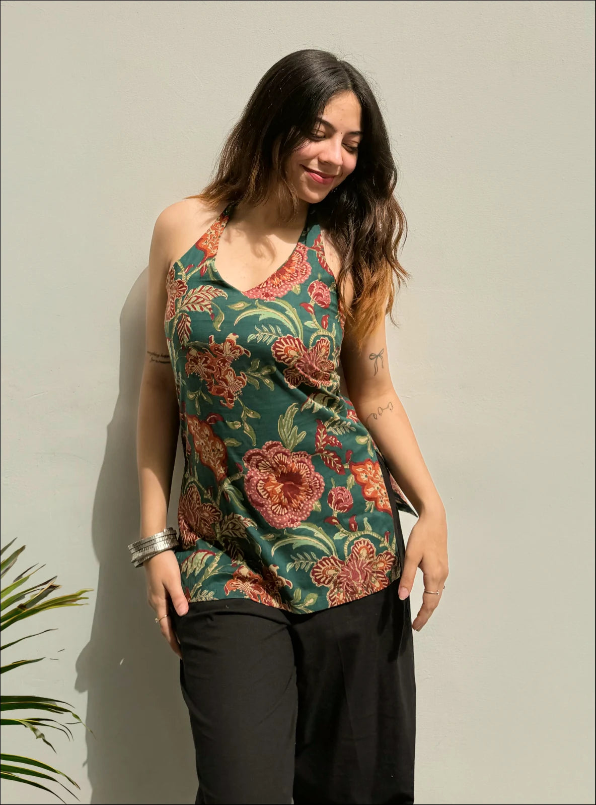Safar Halter Neck Kurti