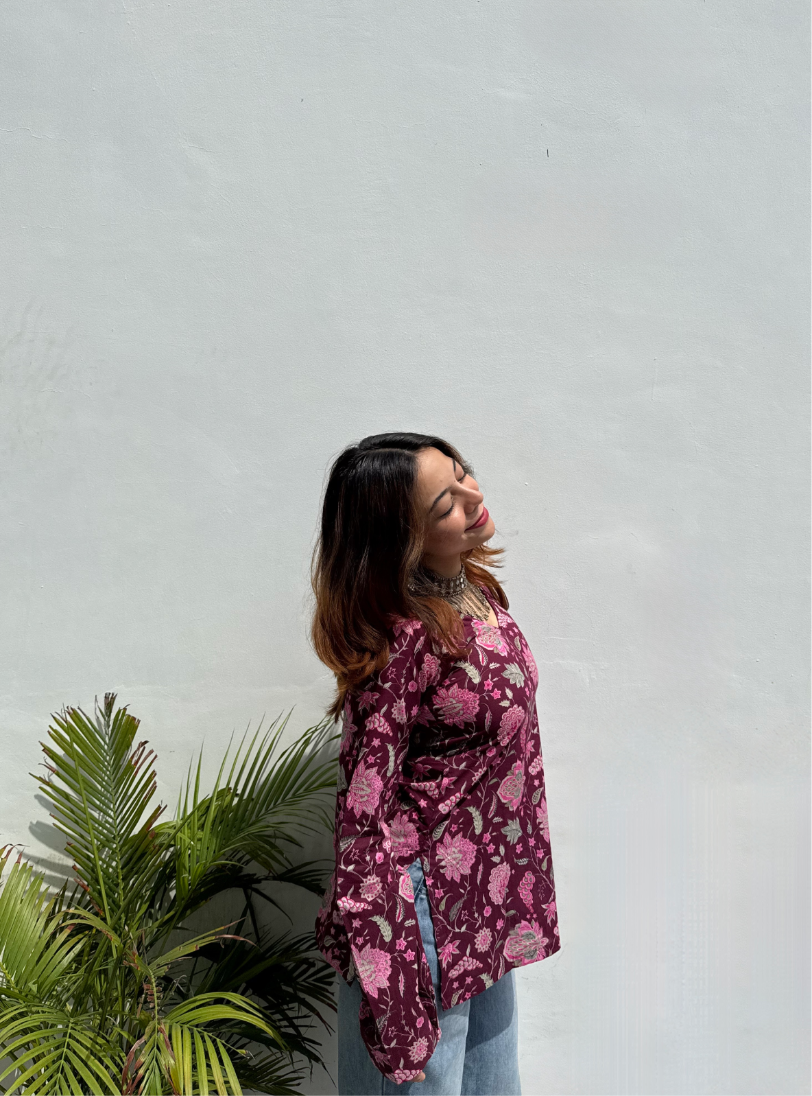 Mannat Bell Sleeves Kurti by Evara