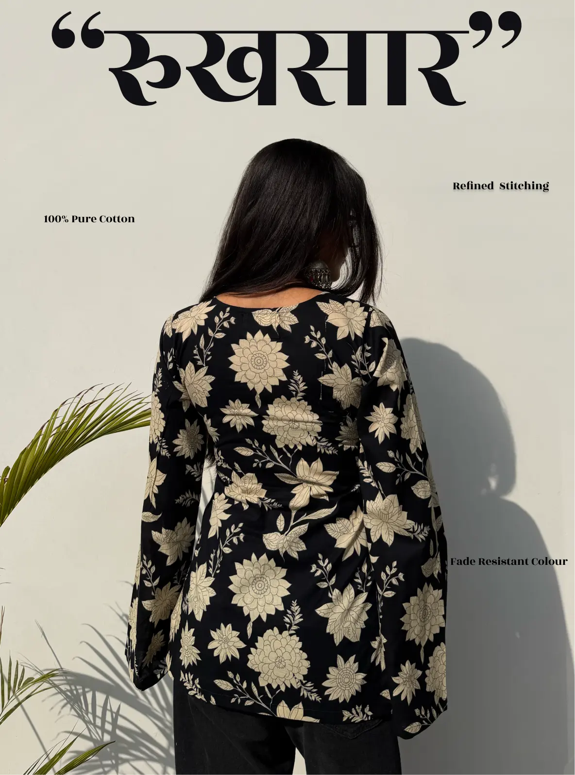 Rukhsar Bell Sleeves Kurti