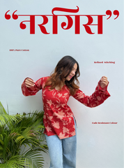 Nargis Bell Sleeves Kurti by Evara