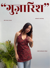 Guzaarish Halter Neck Kurti by Evara