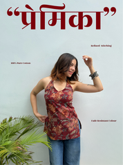 Premika Halter Neck Kurti by Evara
