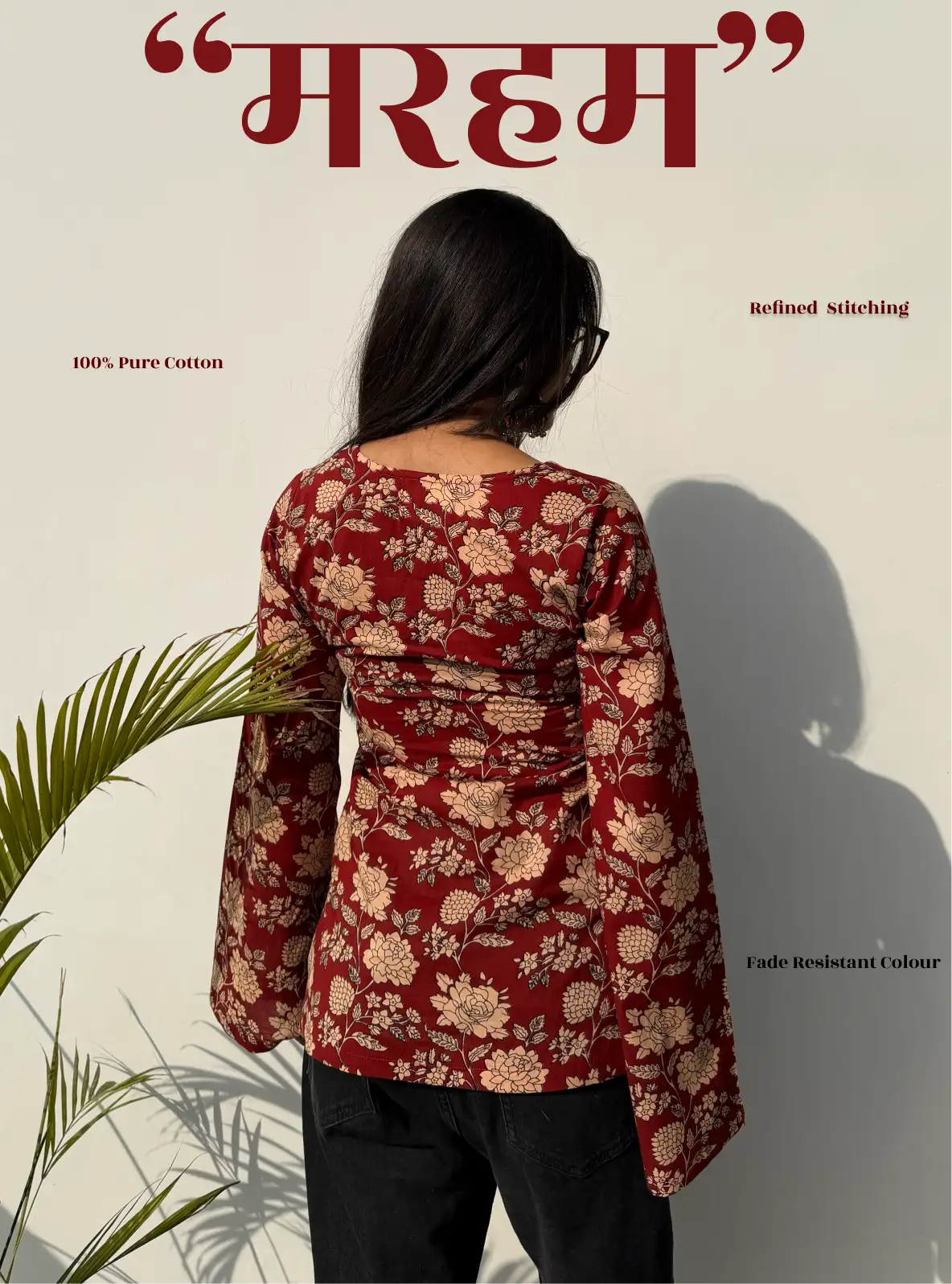 Marham Bell Sleeves Kurti