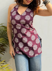 Billo Halter Neck Kurti by Evara