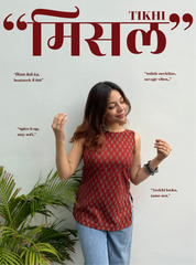 Teekhi Misal Boatneck Kurti by Evara
