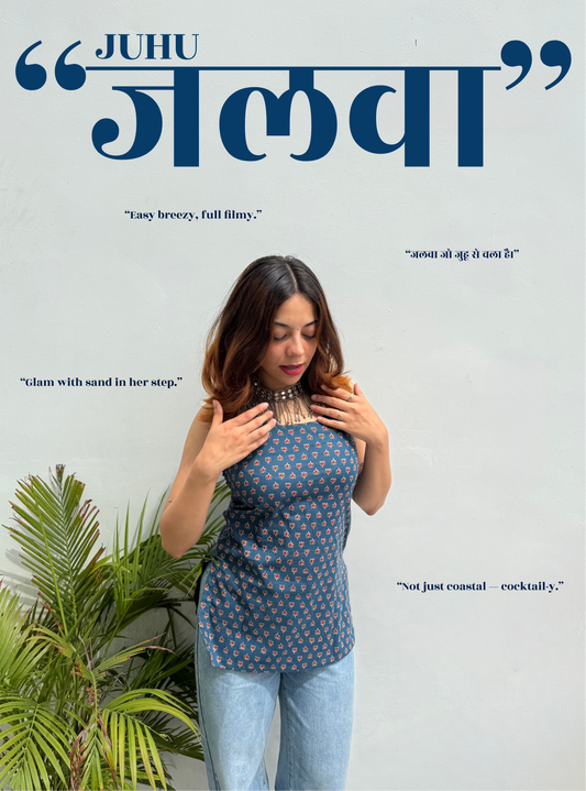 Juhu Jalwa Short Kurti by Evara